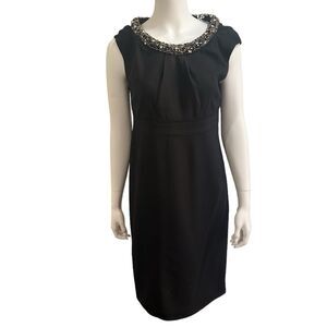 Boden. NWT. Sculpted evening dress. Black.. Size 8L.